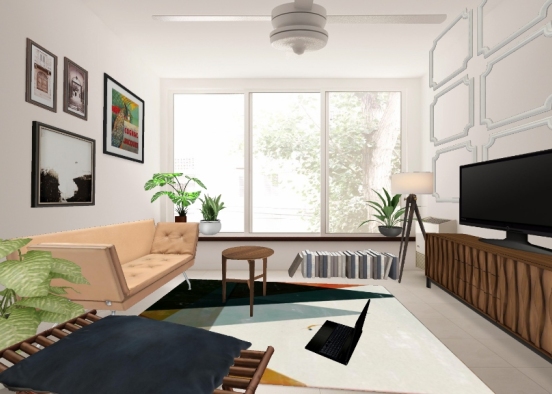 Clutter and plants Design Rendering