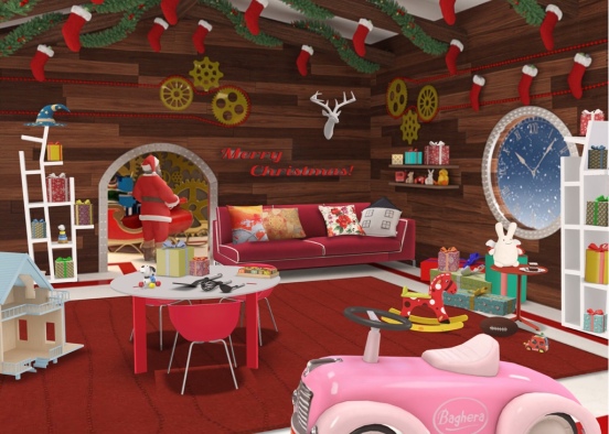 Santa’s Toy Workshop! Design Rendering