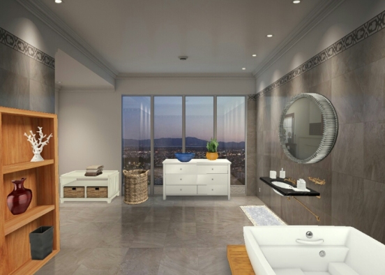 Bathroom and the other day, Design Rendering