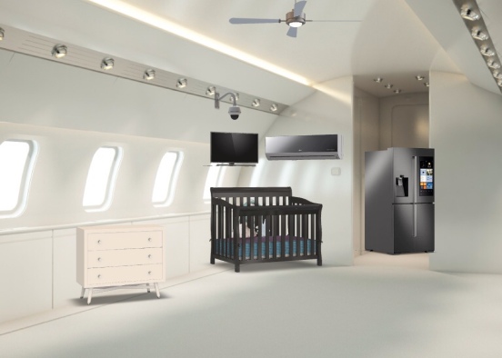 Baby private jet Design Rendering