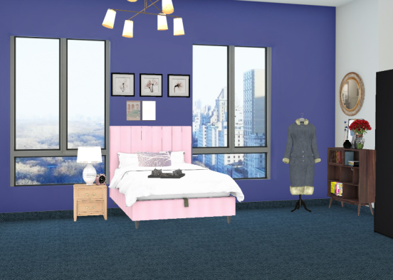 Agata's bedroom Design Rendering