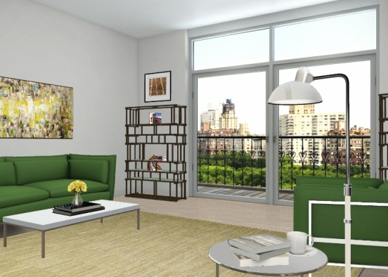 Green living space Design Rendering
