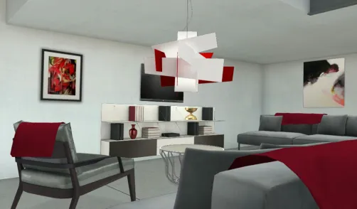 chambre rouge