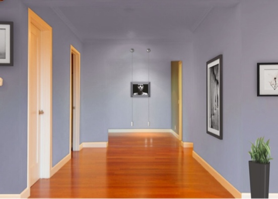an artist hallway Design Rendering
