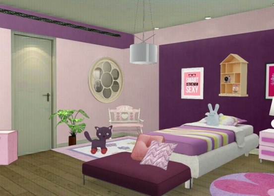 Aleesandra's bedroom Design Rendering