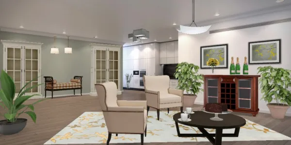 Professional interior design created with Homestyler 3D design software