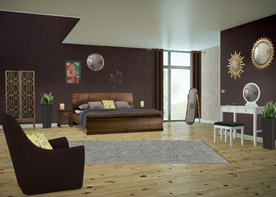 Chambre adulte Design Rendering