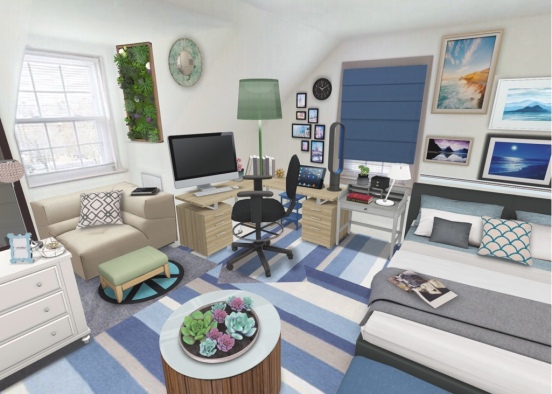 My Desired Bedroom in Reality Design Rendering