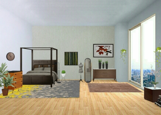 An adult bedroom 👍 Design Rendering