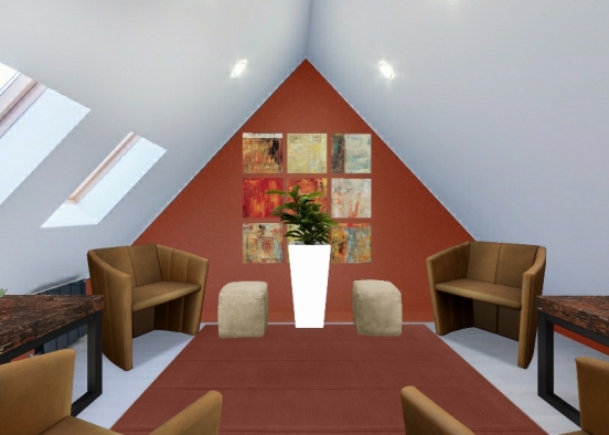 Earthy room Design Rendering