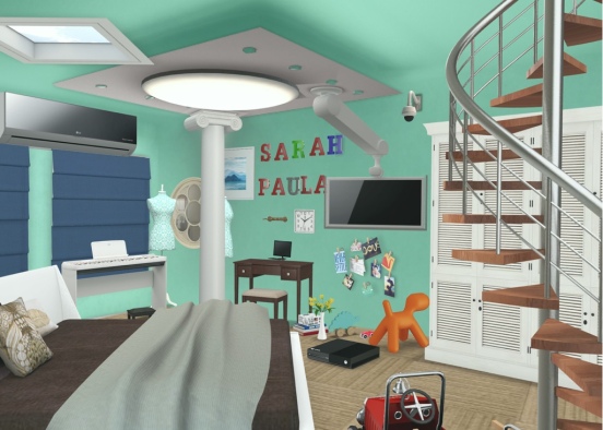 Sarah Paula’s room! Design Rendering