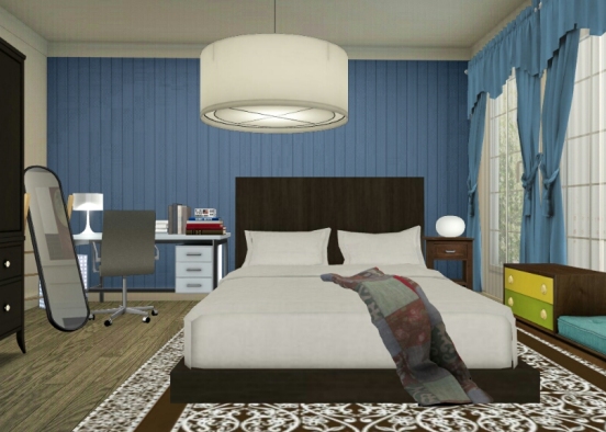 Its a bedroom Design Rendering