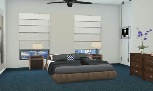 My blue lux room
