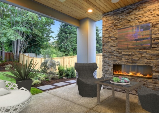 outdoor living Design Rendering