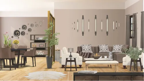Living and dining room 🖤🖤