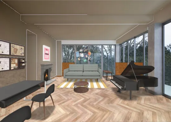 i love this living room ❤️❤️ Design Rendering