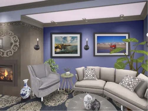 Quiet corner of the Lobby!