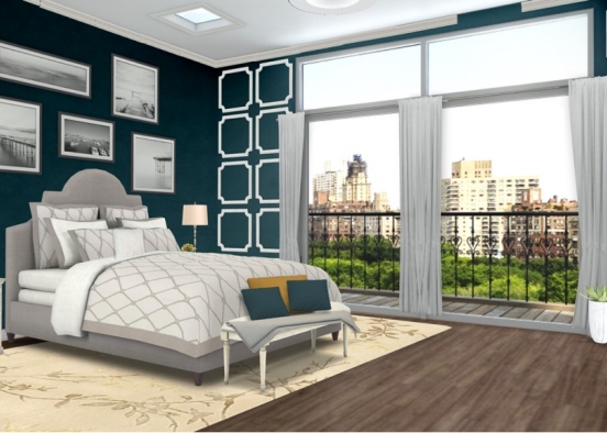 Bachelorette pad in the city Design Rendering