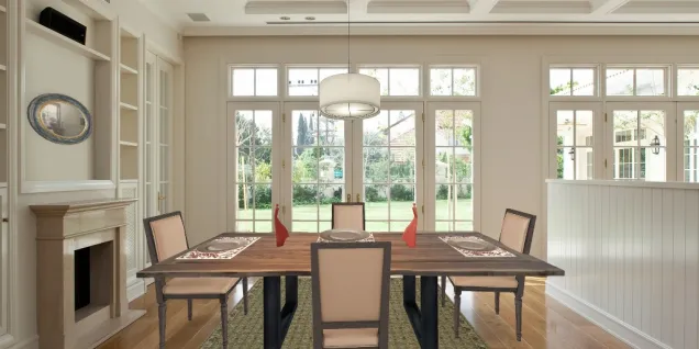 Dinning room in the summer