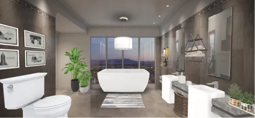Main ensuite bathroom 