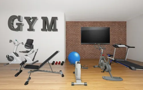 Very modern gym 