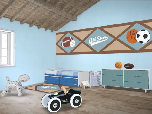 Kids sports room