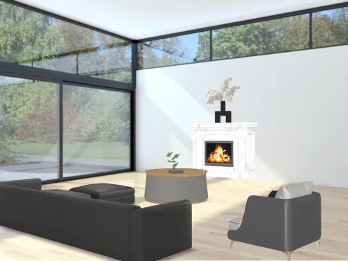 salon près du feu 🔥 