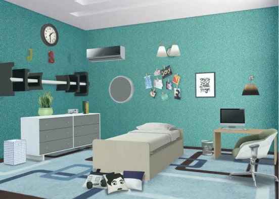 Teen’s room Design Rendering
