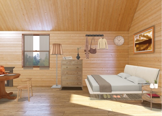 Rustic Cabin Getaway! (take 2) Design Rendering