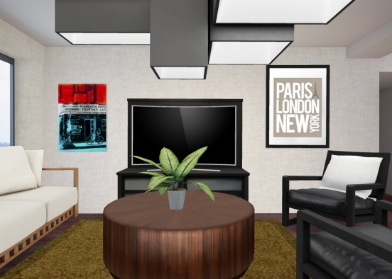 Living Room   Design Rendering