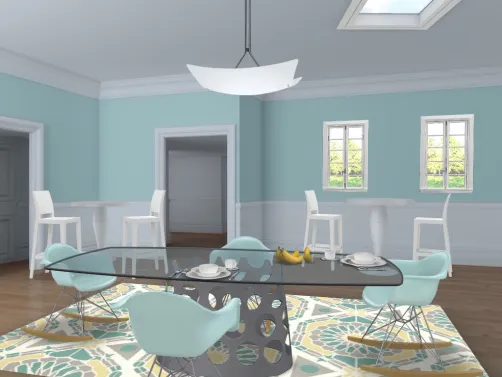 Foam green dining