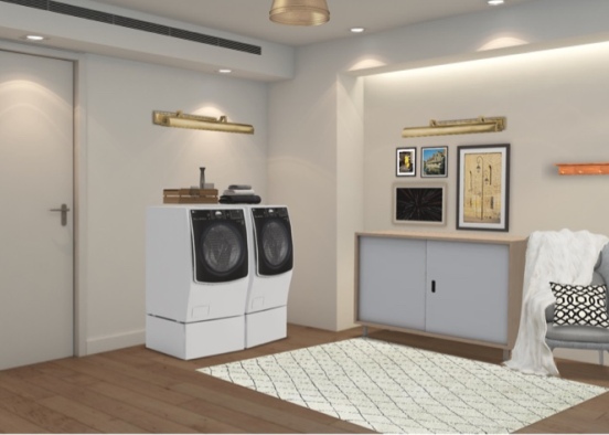 dream laundry room Design Rendering