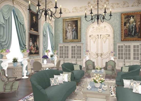 VictorianStyle--Vintage style in the interior is perfect for those who dream of an extravagant house, saturated with the peculiar atmosphere of French antiquity and charm.    Design Rendering