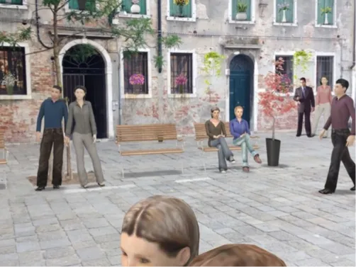 the sidewalk