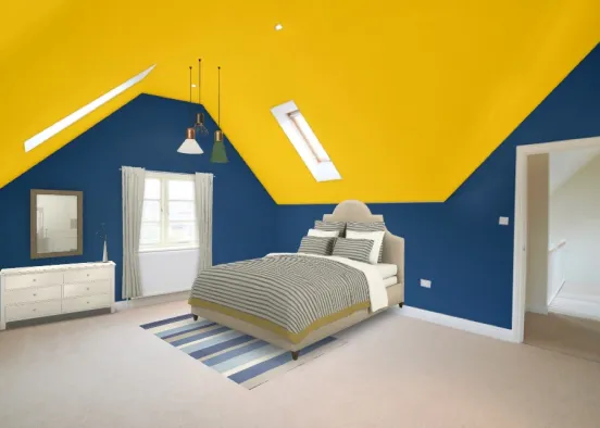 pretty basic bedroom Design Rendering