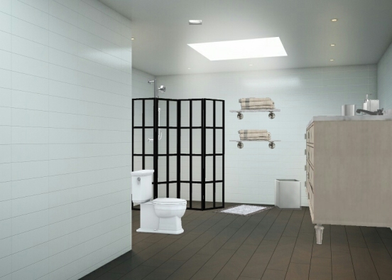 Suite bathroom Design Rendering