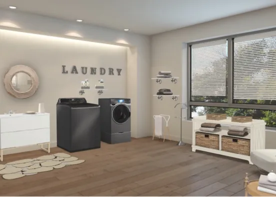 laundry.  Design Rendering