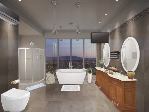 banheiro moderno Classico 