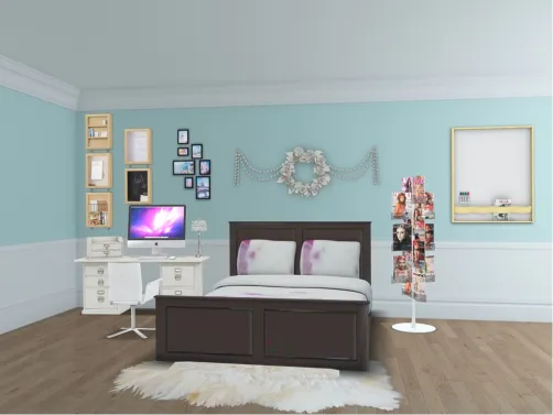 Mi primer diseno! Un cuarto de preadolescentes :) (my first design! A tweens room :) ) :D