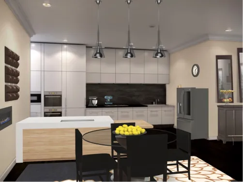 Dining room kitchen