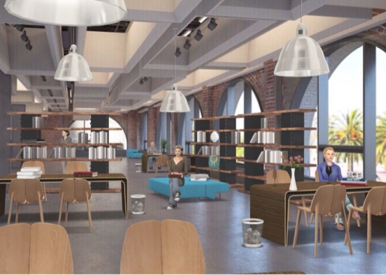 New Library Design Rendering
