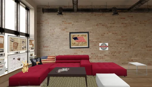 Crazy American room