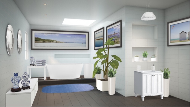 Beachy Retreat Bathroom