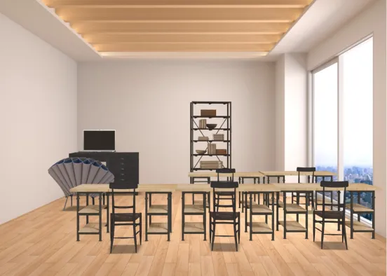 Classroom Design Rendering