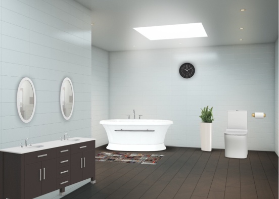 Amazing Modern Bathroom Design Rendering