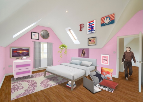 Anna’s New Room Design Rendering