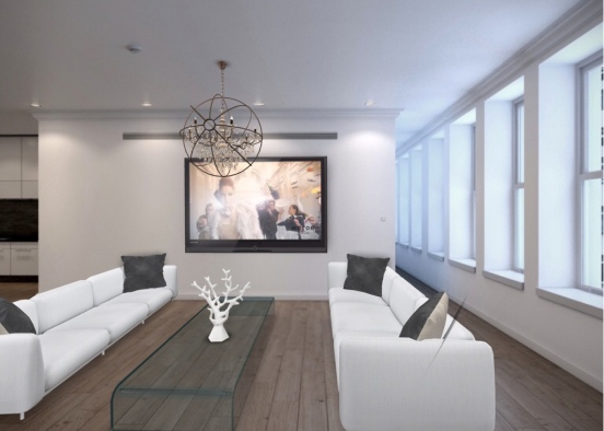 Main living room Design Rendering