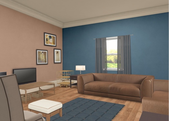 My living Room  Design Rendering