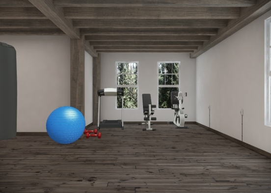 Gym in the woods Design Rendering