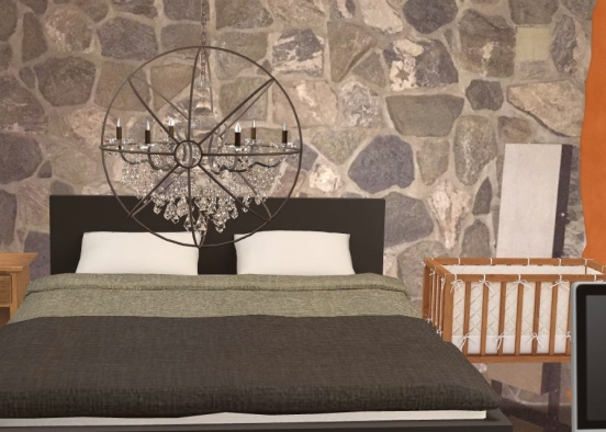 Morocco bedroom Design Rendering